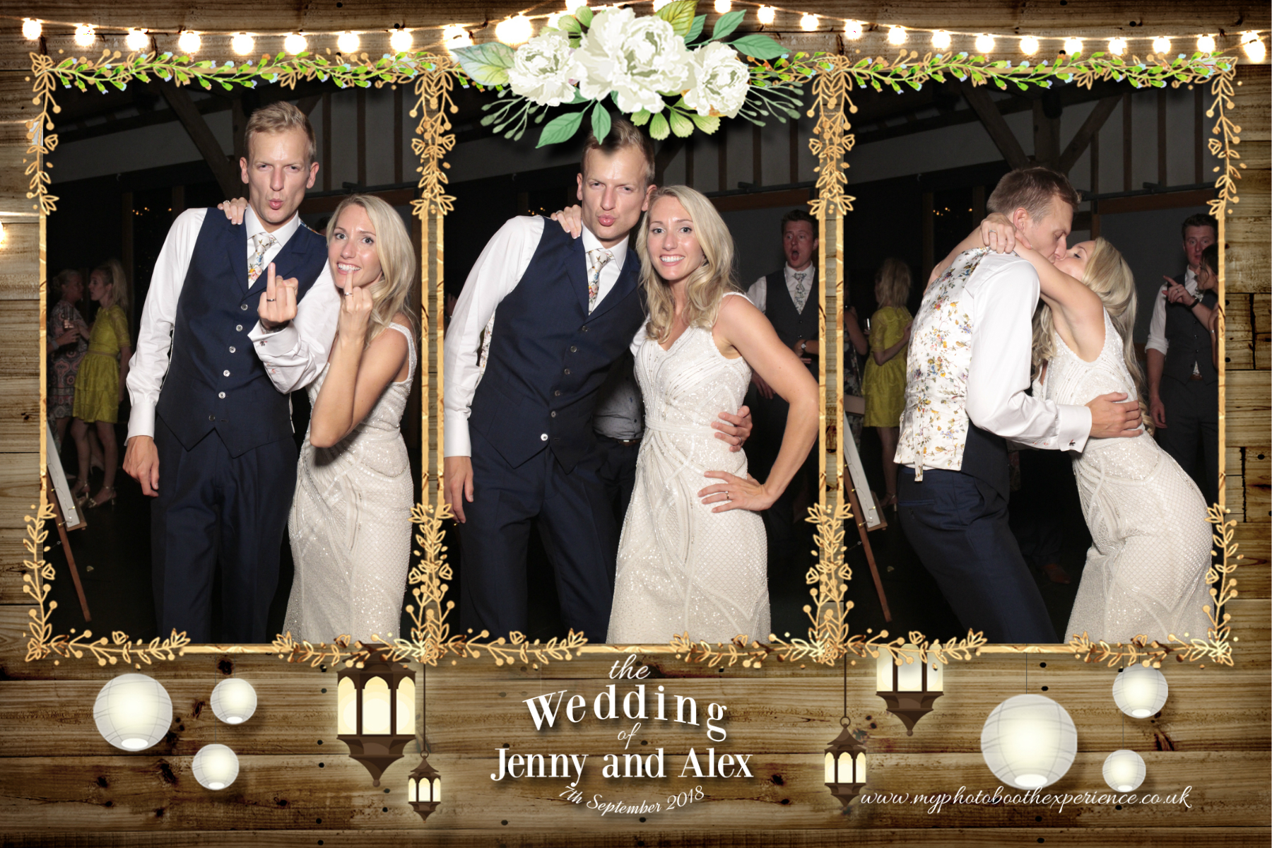 Jenny & Alex's Wedding | View more photos from the event at gallery.myphotoboothexperience.co.uk/u/MyPhotoBoothExperienceLtd/Jenny-Alexs-Wedding